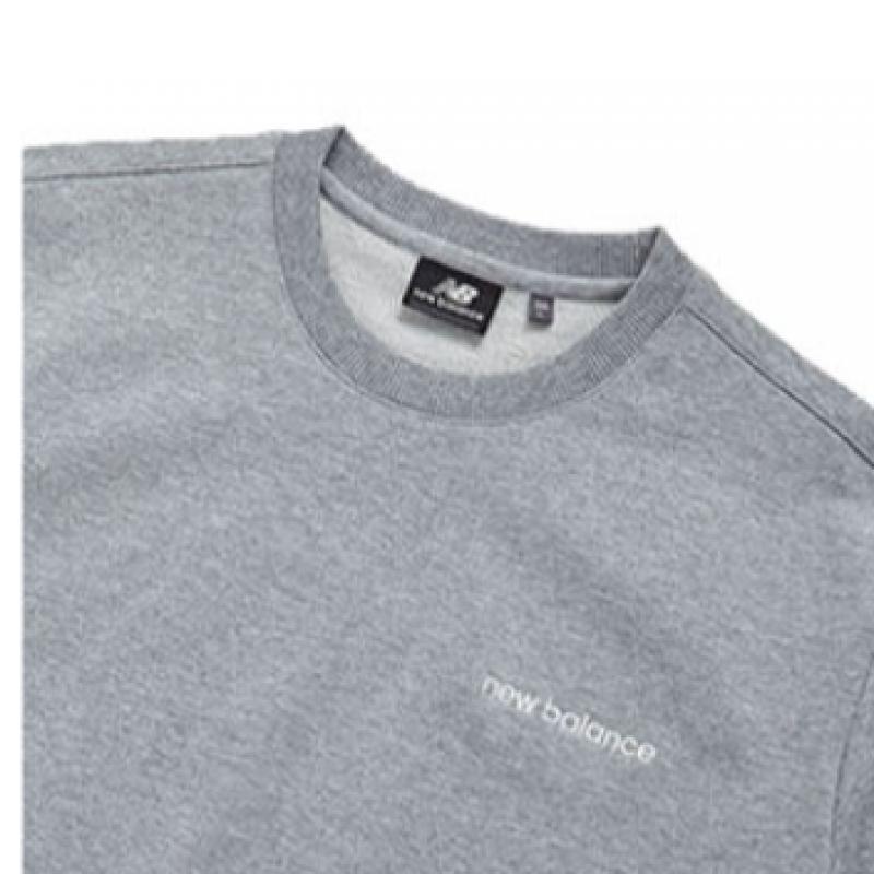 New Balance Club Nbncc21033 Gr Essential Back Logo Толстовка унисекс с длинным рукавом Футболка