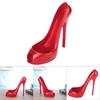 Novelty High Heel Shoe Wine Bottle Holder Storage Wine Rack Home Decor(Red)