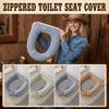 Skin-Friendly Plush Toilet Seat Thick Warm Toilet Seat Cushion Toilet Seat Cover All Seasons