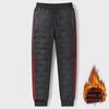 Men's Plus Velvet Thickened Cotton Trousers - Warm, Casual Autumn/Winter Sports Pants with Lambskin