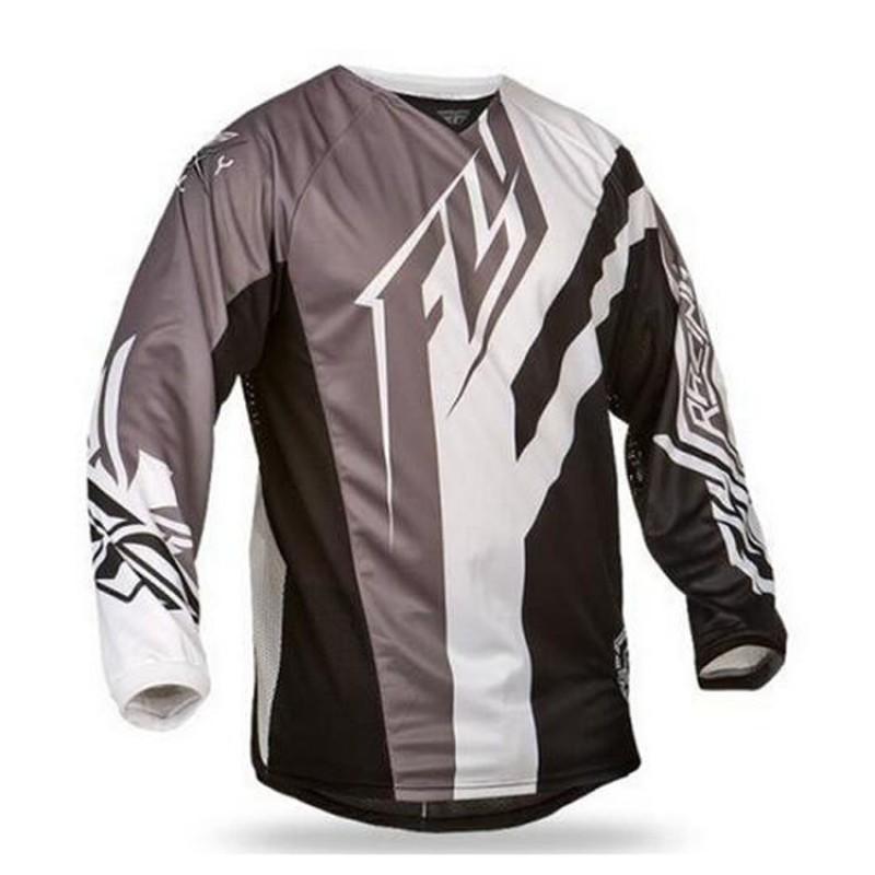 Mens Long Sleeve Mountain Bike Jersey Cycling Apparel Downhill Trail Riding Breathable Quick Dry
