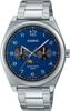 Standard Moon Phase Analog Watch Metal Band Navy Overseas Model [Casio] Men's MTP-M300D-2AV [Item]