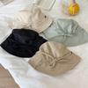 Thin Fisherman Hat Lace-up Sunshade Basin Hat Ins Tie Bucket Cap  Summer