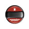MONSTER SPORT Накладка на крышку топливного бака, стиль карбонового волокна, наклейка-орнамент на крышку топливного бака [отделка под красное карбоновое волокно]
