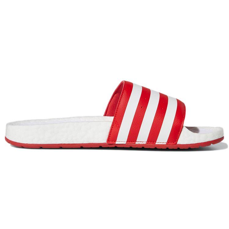 Adidas Adilette Boost Slides Scarlet Men Sneakers Red Cloud-White FX5895