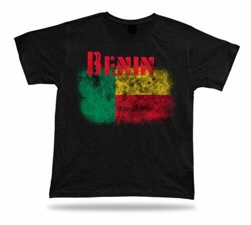 Benin flag Tshirt T-shirt Tee top city map horns with corn somba PRIDE SOUVENIR