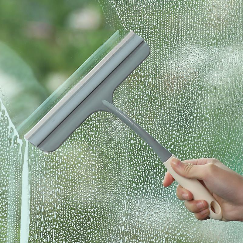 Glass Squeegee Cleaner for Windows, Mirrors, and Bathroom Surfaces