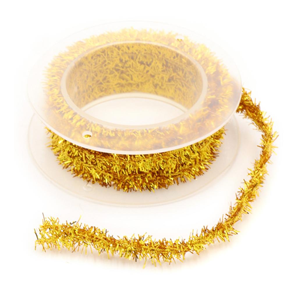 Длинные металлические гирлянды с мишурой 4,92 фута, проволочная гирлянда, декор для рождественской вечеринки, украшения для рождественской елки, праздничный орнамент