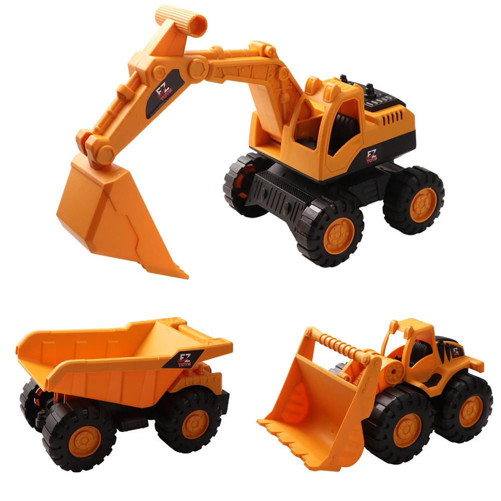 Friction Digging Engineering Car Toy Inertia Driving Excavator Model Kids Toy