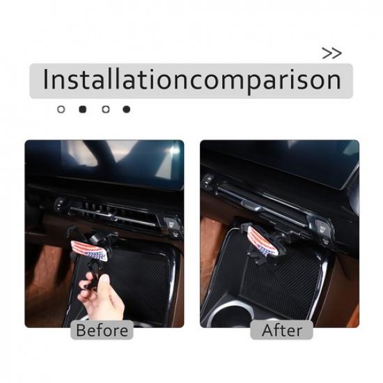 USA Flag Dashboard Center Console Car Phone Holder Mount Stand For BMW X1 23-24