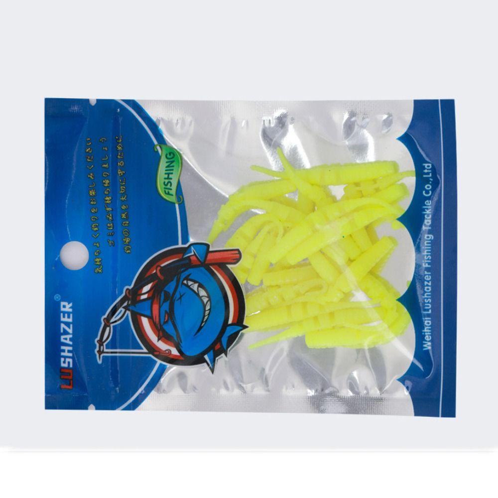 Многоцветные рыболовные мягкие приманки 4 см искусственные приманки рыболовные снасти приманки для зимней рыбалки