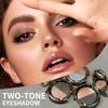 Двухцветные тени для век с шиммером и дымчато-коричневые/сине-черные, многоцветная палетка теней для век - формула для влажного/сухого нанесения, стойкие водостойкие и потостойкие тени для век