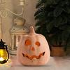 Yousheng Pumpkin Halloween Decoration Hand-Carved Classic Jack Lantern Fall Decor Farmhouse Table Porch Indoor Ornament