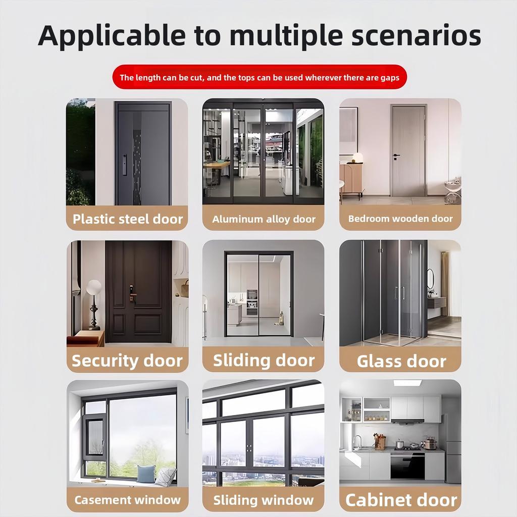 Уплотнитель для окон от сквозняков Нижний Ветровой Зазор Стекло Раздвижной Уплотнитель от Сквозняков