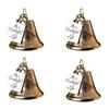 Hanging Christmas Chime Bell Metal Vintage Bell Angel Wing Wind Chime Bell  Garden Decor