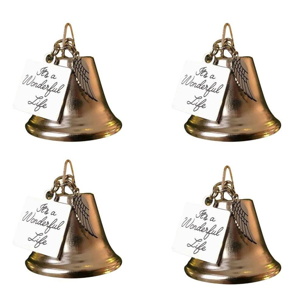 Hanging Christmas Chime Bell Metal Vintage Bell Angel Wing Wind Chime Bell Garden Decor