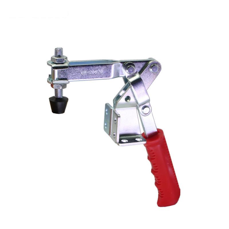 GH-20820 Horizontal Acting Toggle Clamp with Horizontal Mounting Base, U-Bar, 100KG Holding Capacity 20820
