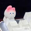 Очаровательные Креативные 3D Колпачки Клавиш Кошка для Девочек - Розовый Мультяшный Дизайн Животного