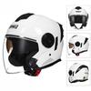 Motorcycle 3/4 Helmet Cycling Helmet Bluetooth Headset Motorcycle Helmet Electric Car Women's Helmet