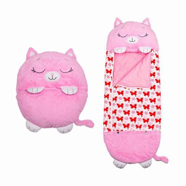 Sleeping Bag Children Animal Cartoon Happy Warm Baby Sleeping Sack Ultra-Soft Blanket for Nappers Kid GIft