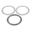 Silver with Washers Small Thrust Bearing Durable Thrust Needle Roller Bearings  Machinery
