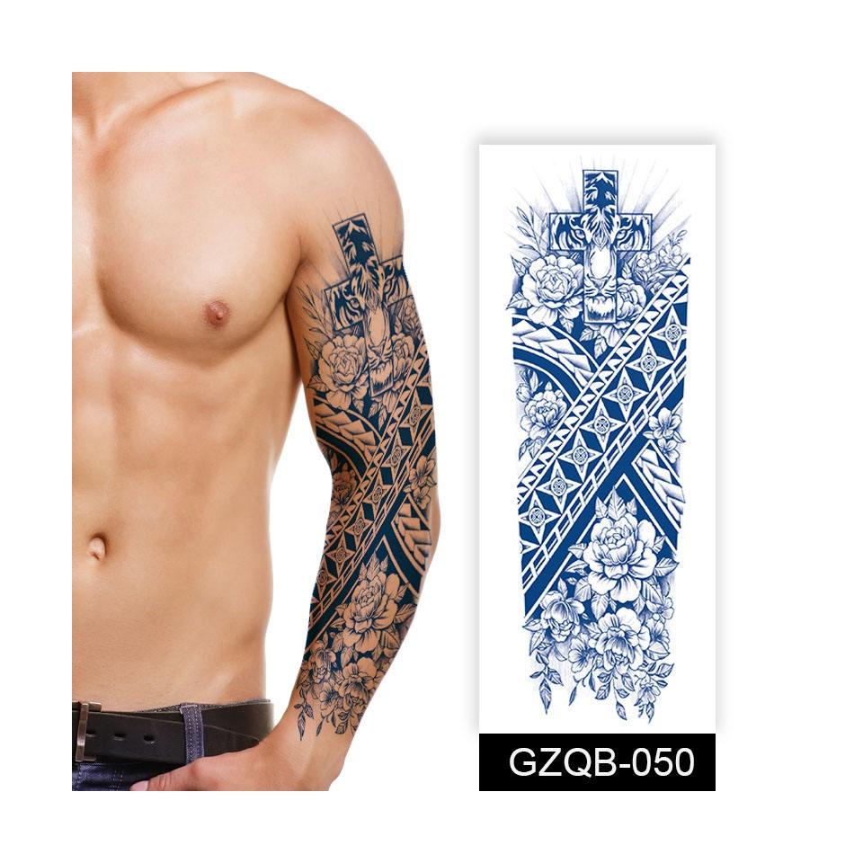 Quality Dragon Design Customized Logo Arm Leg Skin Protective Herbal Juice Tattoo Stickers