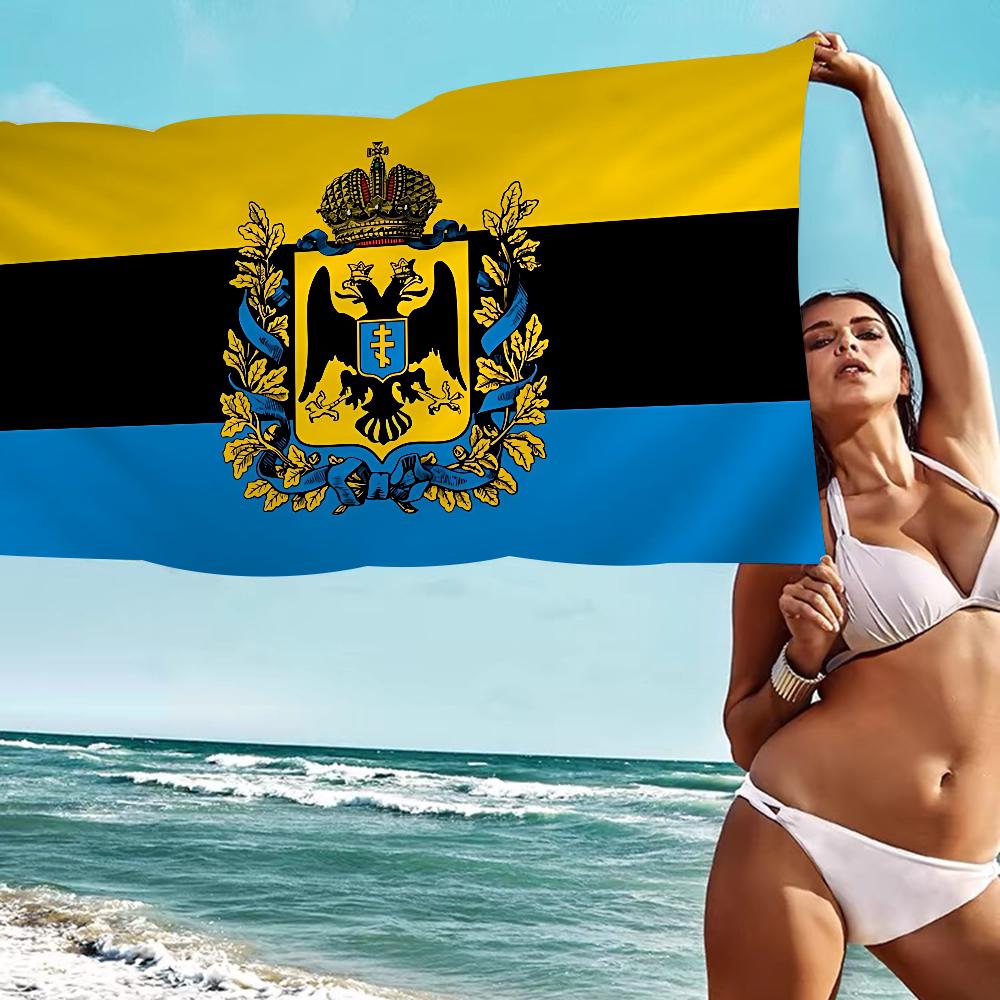 Флаг Украины Пляжное полотенце Цветные банные полотенца для девочки Микрофибра Быстросохнущее Без песка Пляж Йога Спа Тренажерный зал Бассейн