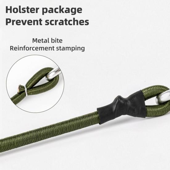 30/60/90СМ Эластичный шнур с карабином Усиленный для улицы, кемпинга, автодома, палатки, велосипеда, каяка, багажа, груза, эластичные стяжки, веревка