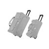 LOT OF 2 SILVER BEAUJOLAIS ROLLER BAGS