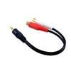 LeTradeJP Stereo Mini Plug Male Conversion 2 RCA Pin Terminal Red White Female Audiophile Audio Conversion Cable Stereo Mini Plug Male RCA Jack x 2