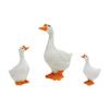 Забавная имитация гуся, статуэтка из смолы, статуэтки семьи гусей, животное, украшение, декор для патио, сада, улицы