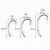 Fishing Hook Set High Carbon Steel 3 Sizes Circle Hooks With Box Package For Outdoor Daily Fishing Professional Anglers 40PCS
