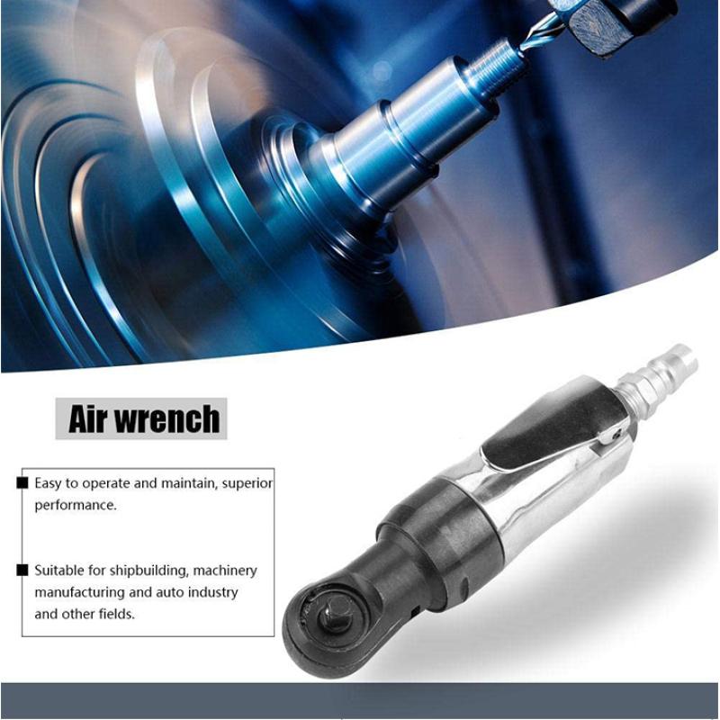 1/4 3/8 Мини-привод с пневматическим храповым механизмом Портативный пневматический динамометрический ключ из сплава 20 нм