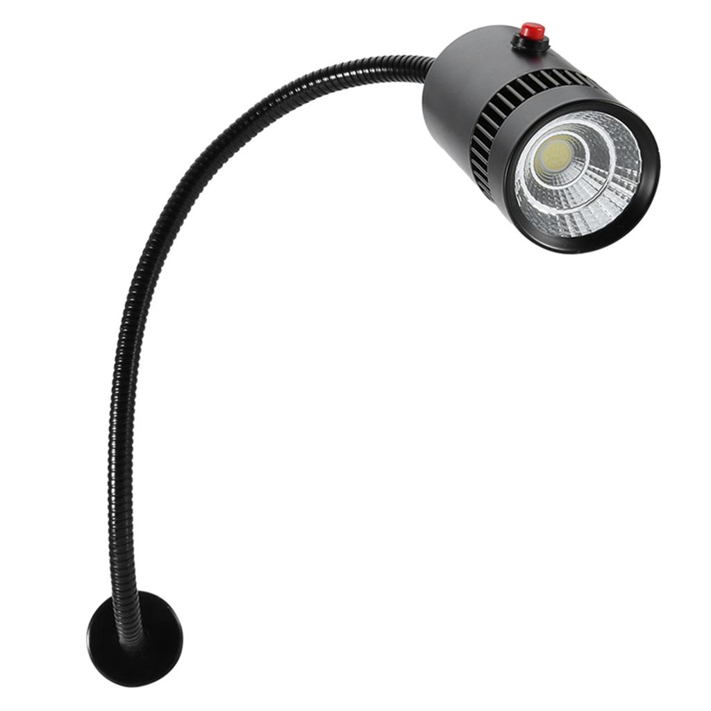7W  LED Adjustable Neck Machine Tool Lathes Lamp Magnetic Mount