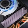 Радиаторы охлаждения для M.2 SSD, алюминиевые радиаторы охлаждения NVMENGFF с термосиликоновой прокладкой для тонких PCIe 2280 SSD