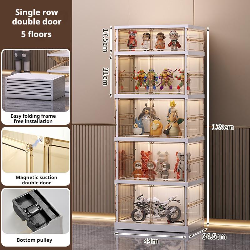 Stackable Multiple Layers Shoe Rack Pressure-Resistant Clear Shoe Storage Cabinet With Strong Load-Bearing Capacity Large Size