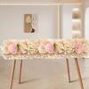 3D Artificial Flower Wall Panel DIY Arched Door Flower Row Wedding Road Lead  Garlands Accessories