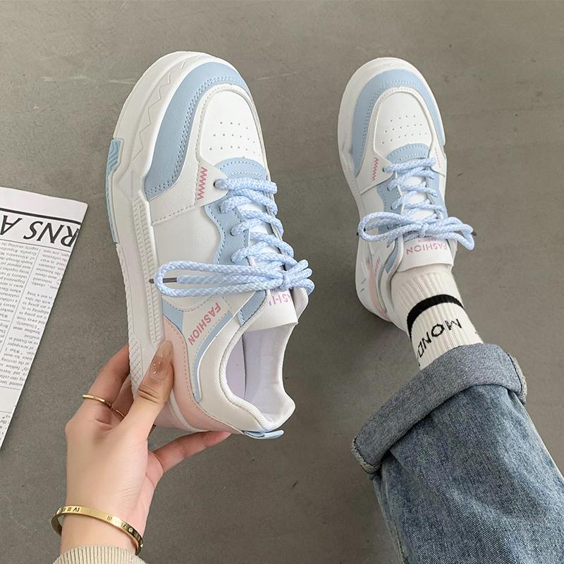 2024 Белые женские кроссовки на платформе, кроссовки Kawaii Vintage Vulcanize Casual Korean Fashion Harajuku Tennis Female Flats