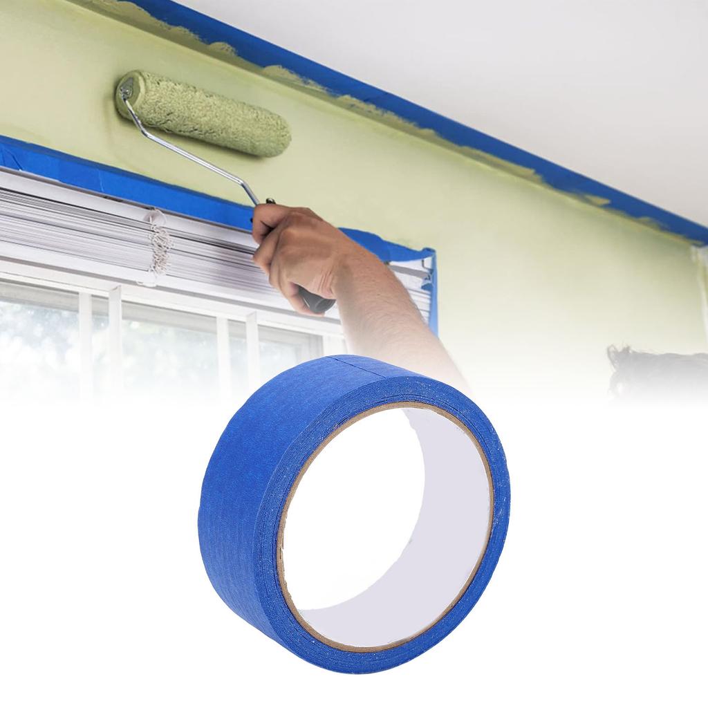 10 Rolls Painters Tape Bulk Blue Wall Paint Multi Surface Masking Trimming Home Decoration
