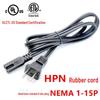 UL Certified Polarized Two-Pin Figure-8 Male-Female Extension Cord