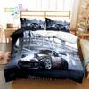 Drift Cars Cool Racing Car Comfortable Duvet Quilt Cover Pillowcase Bedding Set Children Bedroom Decoration Home Textile