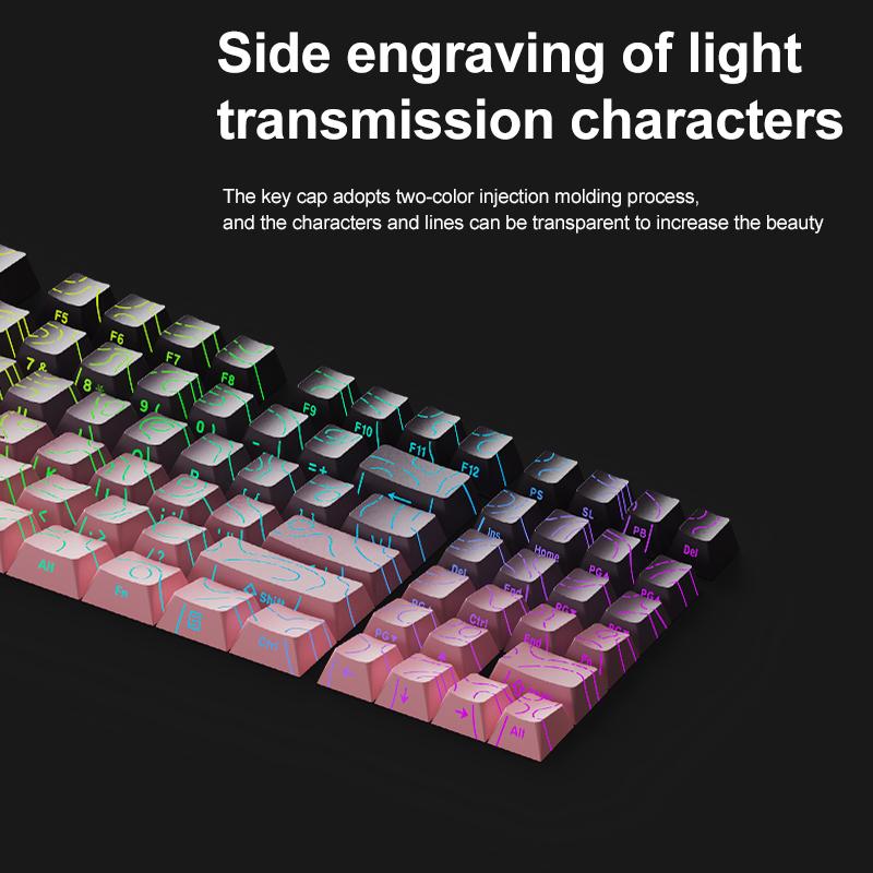 Xiaomi 2025 Новые OEM Колпачки для клавиш KM98 для магнитных игровых клавиатур, MCHOSE ACE60\ATTACK SHARK X68HE\AULA WIN60 Колпачки для клавиш клавиатуры той же модели