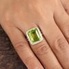 Natural Peridot Gemstone 925 Sterling Silver Handmade Jewelry Designer Ring August Birthmonth Jewelry For Girlfriend RR-79-9