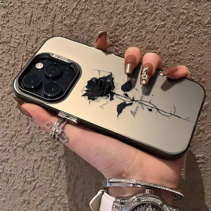 Rose Design Phone Case for Apple iPhone 14-17 Pro Max