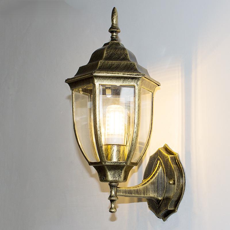 Ретро Водонепроницаемый Наружный Настенный Светильник для Балконов, Дворов и Лестниц - Американский/Европейский Стиль