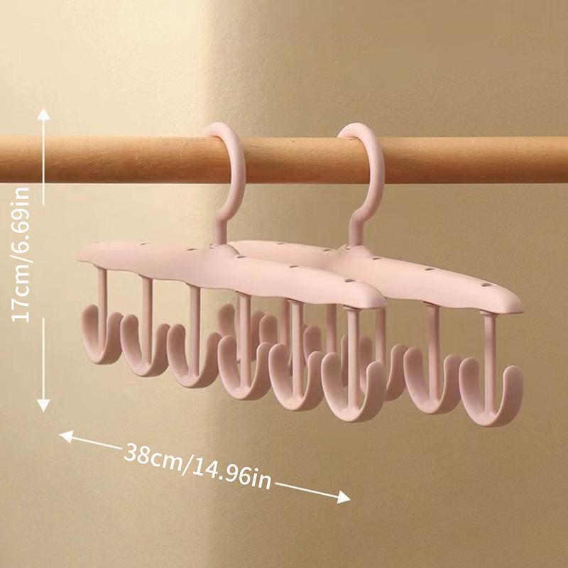 Вешалка для бюстгальтера для шкафа, вращающаяся на 360°, многофункциональная стойка с крючком для рубашки, шляпы, поясной сумки, экономящая место, стойка для хранения жилета