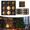 Holiday Celebrations White Christmas Ball Set Beautiful Flocked Decorations Christmas Decoration Versatile Decorating Options