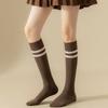 Knitted Cotton Socks Solid Color Stockings New Fashion Women Socks