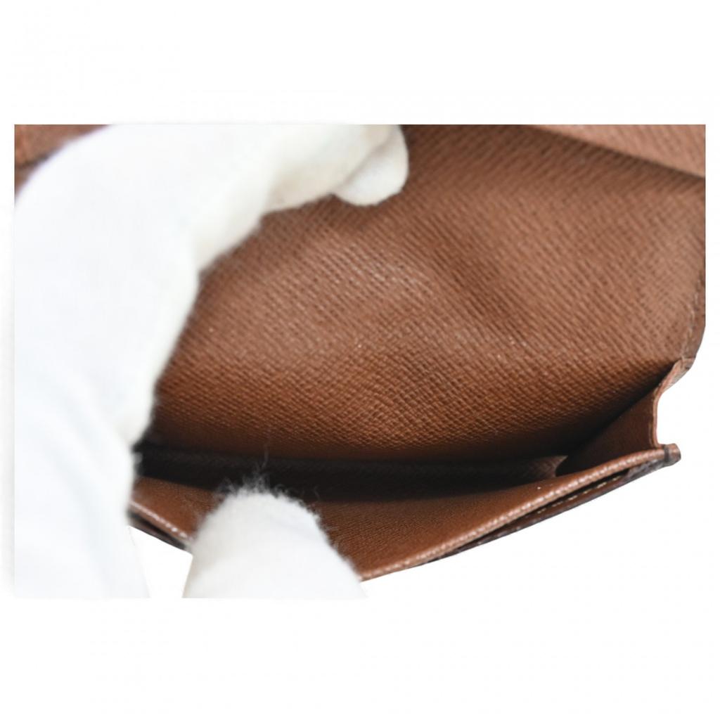 Оригинал LOUIS VUITTON Monogram Конверт Визитница M63801 lv6924rf Б/У