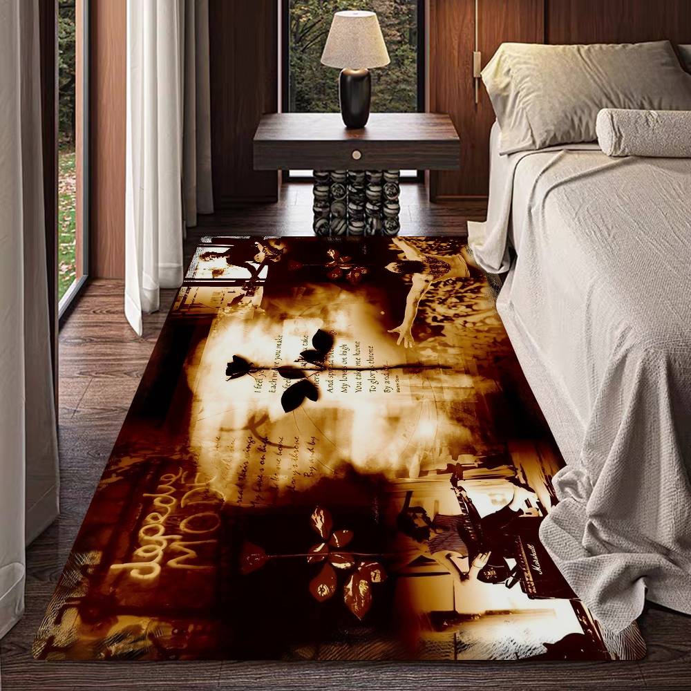 Rug D-Depeches M-Modes Door Mat Kids Room Bedroom Decoration Balcony Anti-Slip Doormat Living Room Doormat Area Rug